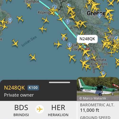 Day 3: Kodiak lands at Greece enroute to Australia!